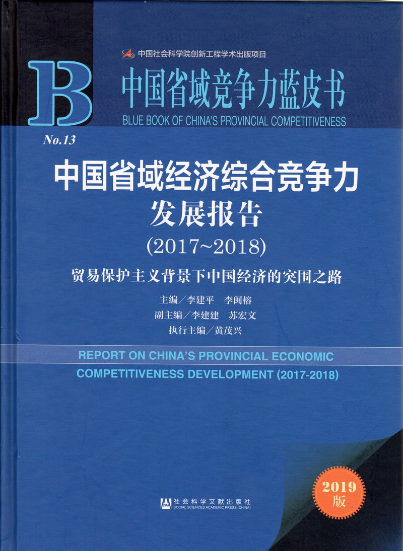 大鸡巴操逼视频中国省域经济综合竞争力发展报告（2017-2018）